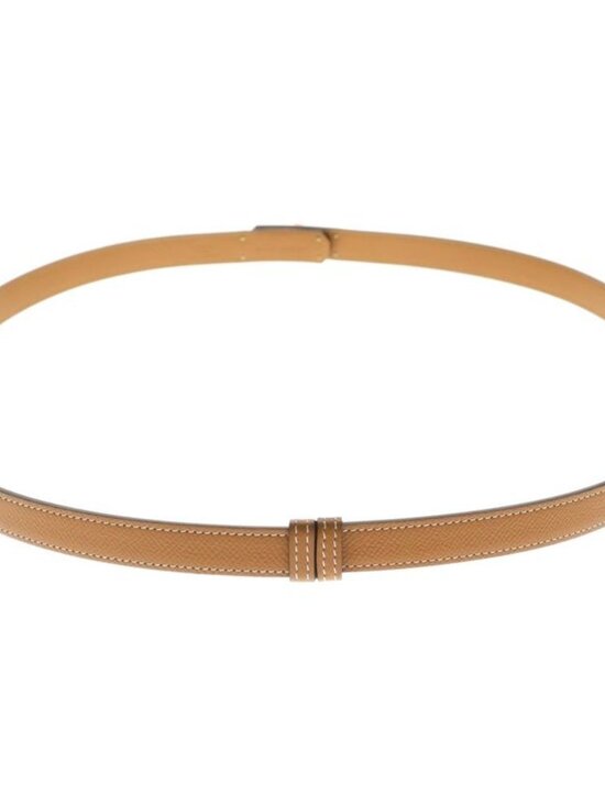 Hermes Kelly Belt Leather Brown Pink Gold main image 4